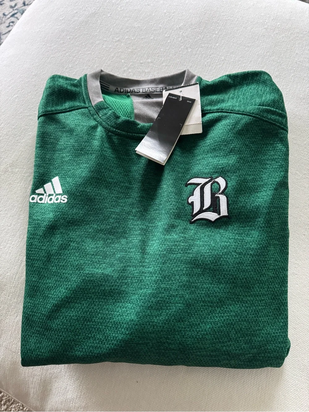 ND adidas men’s baseball crewneck NWT